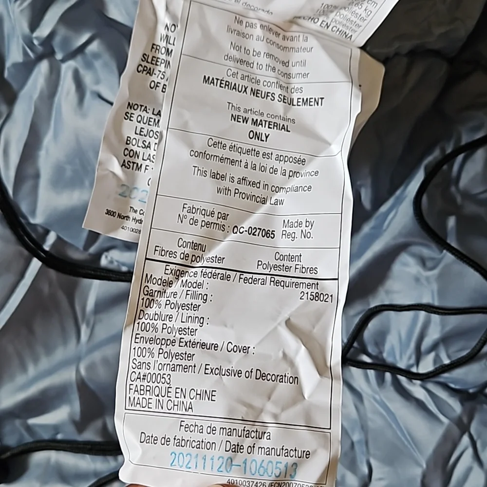 NWOT Coleman Tidelands 50° Big & Tall Mummy Insulated Sleeping Bag. - Picture 13 of 14